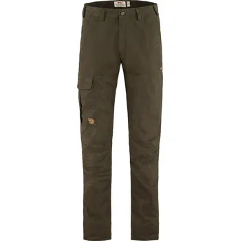 Pánské kalhoty Pánské odolné outdoorové kalhoty Fjällräven Karl Pro Trousers - Dark Olive Velikost: 52