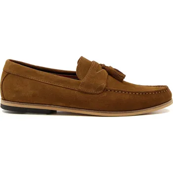 Pánské polobotky Boty Dune London Tan Suede 350 3157898 11 (45)