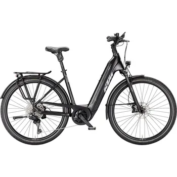 Elektrokolo KTM Macina Style 820 XL, easy entry - Diamond Black Matt (Grey) velikost rámu L