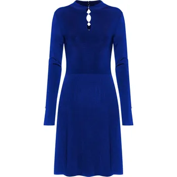 Dámské šaty Šaty BOSS Open Blue 498 8132941 6 (XS)