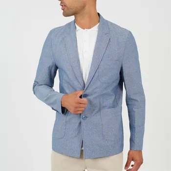 Pánská větrovka Bunda Brave Soul LBlue Chambray 1869429 Large