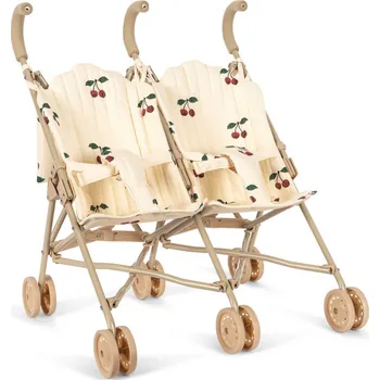 Dvojkočárek pro panenky dvojčata Ma Grande Cerise Konges Slojd