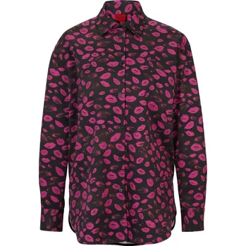 Dámská košile Košile Hugo Black purple 4026385 8