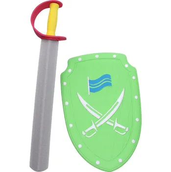 Dětská zbraň Meč se štítem pěnový 57 cm