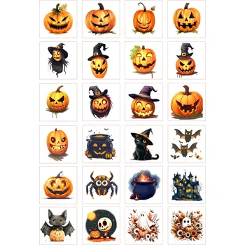 Jedlá dekorace na dort HALLOWEEN-101 Materiál: Jedlý papír