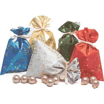 Dárková taška Vánoční dárkový sáček - Little Star - 25 x 40 cm - 100 ks