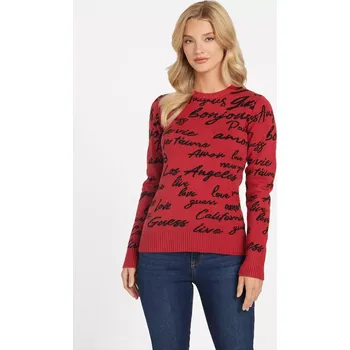 Dámský svetr GUESS dámský svetr Junie červený M