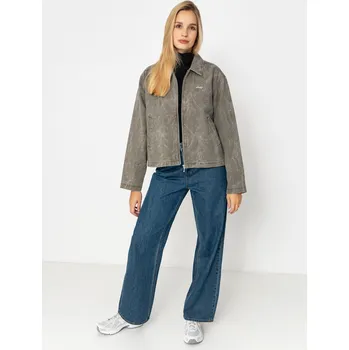 OBEY Donovan Zip (major brown wrinkle wash) M, hnědá