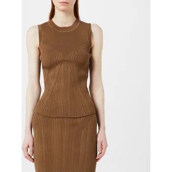 Dámské tričko Tričko Boss Open Brown 249 2888924 6 (XS)