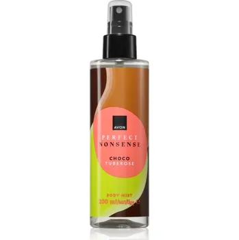 Tělový sprej Avon Perfect Nonsense Choco Tuberose parfémovaný tělový sprej pro ženy 200 ml