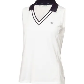 Tričko Calvin Klein Golf White Navy 8633668 10 (S)