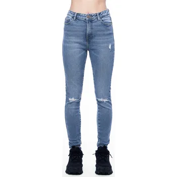 Dámské džíny Džíny Pieces Blue Denim 7345410 27 L32