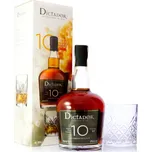 Dictador 10YO 40% 0,7l (dárkové balení sklenice)