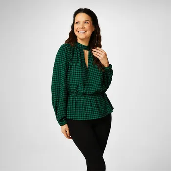 Dámská košile Košile Biba Check 4485107 18 (2XL)