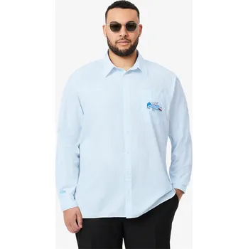 Pánská košile Košile Lacoste Blue-White 6105370 17.5