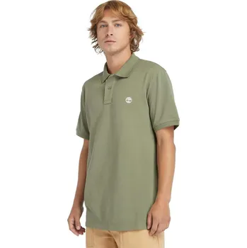 Pánské tričko Tričko Timberland Green 8276339 S