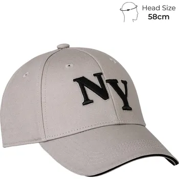 Kšiltovka Čepice Fabric Light Grey 5810124 Mens