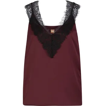 Dámská košile Košile BOSS Open Red 7226402 6 (XS)