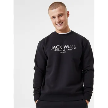 Pánská mikina Mikina Jack Wills Black 4892681 XL