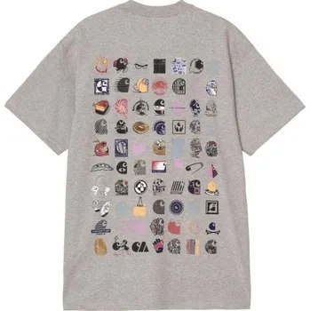 Pánská móda TRIKO CARHARTT WIP C Logo Archive S/S - šedá - L + při osobním odběru 1 226 Kč