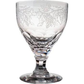 Sklenice Broušená sklenice, Glamour Crystal, 130 ml, 6 ks