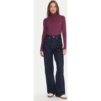 Dámský svetr United Colors Of Benetton Rolák 3Z12D2010 Fialová Slim Fit XS