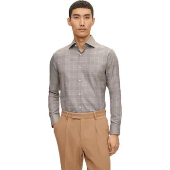 Pánská košile Košile Boss Beige 6663897 15.5 inch