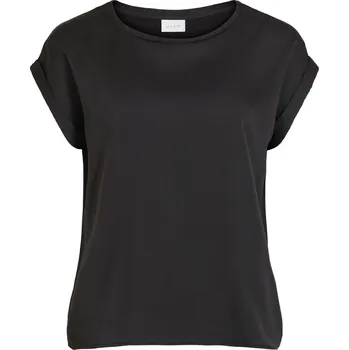 Dámské oblečení Tričko Vila Black 8383370 8 (XS)