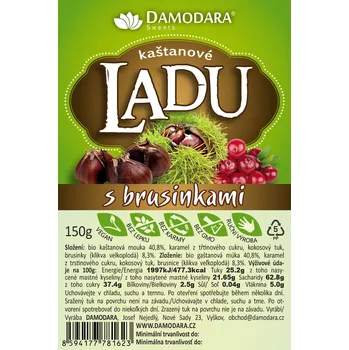 DAMODARA Ladu KAŠTANOVÉ s brusinkami 150g