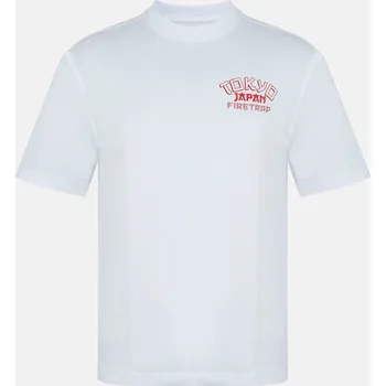 Pánská móda Tričko Firetrap White 4176725 XL