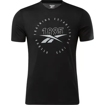 Pánské tričko Tričko Reebok Black 4193608 S