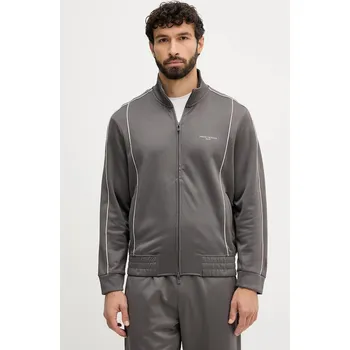 Pánská mikina Mikina Armani Exchange pánská, šedá barva, s aplikací, XM001357 AF16278 XM001357.AF16278 90X, vel. M
