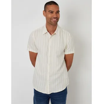 Pánská košile Košile Threadbare Natural 458303 Medium