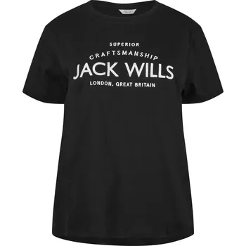 Dámské tričko Tričko Jack Wills Black 3361236 14 (L)