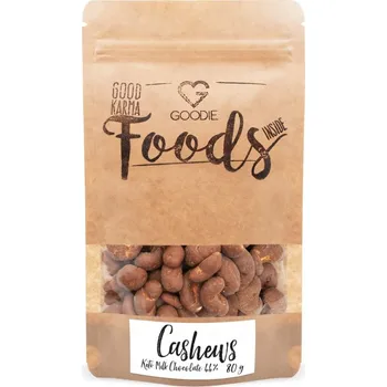 Goodie Kešu v keto mléčné čokoládě (44%) 80 g - VÝPRODEJ 11/25