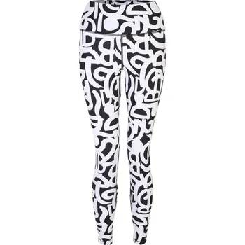 Dámská móda Legíny Dare 2b Blk&WhtGrafi 4933295 10 (S)