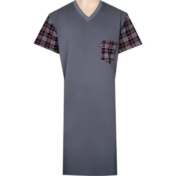 Pánská noční košile Pánská Noční Košile FOLTÝN NK444 Velikost: 4XL, Materiál: Krátký rukáv
