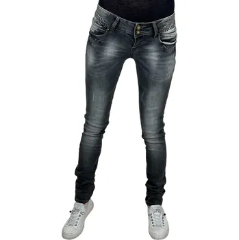 Dámské džíny Anule Dámské šedé džíny 02 Barva: Šedá, Velikost: 25