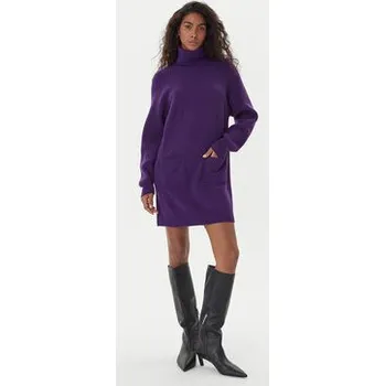 Dámské oblečení Liu Jo Úpletové šaty MF5063 MS009 Fialová XS
