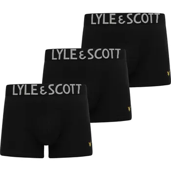 Pánské oblečení Boxerky Lyle and Scott Black 7504994 X Large