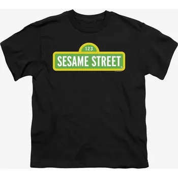 Dívčí tričko Tričko Sesame Street Black 7794171 7-8 (S)