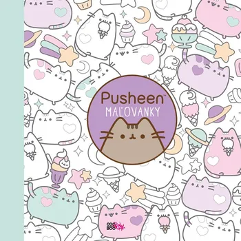 Bystrá hlava Pusheen maľovanky
