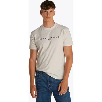 Pánské tričko Tričko Tommy Jeans Oat Marl Htr 1685999 XL