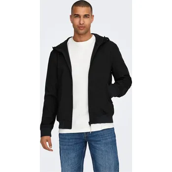 Pánská větrovka Bunda Only and Sons Black 5106306 Small