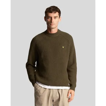 Pánský svetr Svetr Lyle and Scott Olive 4764004 XS