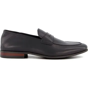 Pánské polobotky Boty Dune London Black Leather 8006185 12 (46)