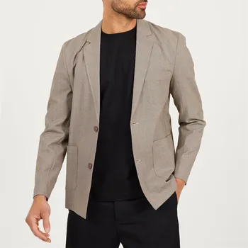 Pánská větrovka Bunda Brave Soul LGrey Check 2086146 Large