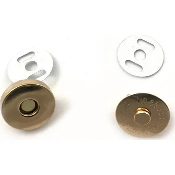 Magnetické druky stříbrné nacvakávací 12 mm