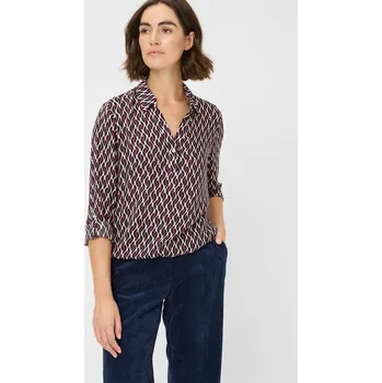 Dámská košile Olsen dámská halenka 12002171 70084 Vínová 44