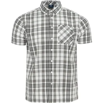 Pánská košile Košile Giorgio White Check 5844115 Large